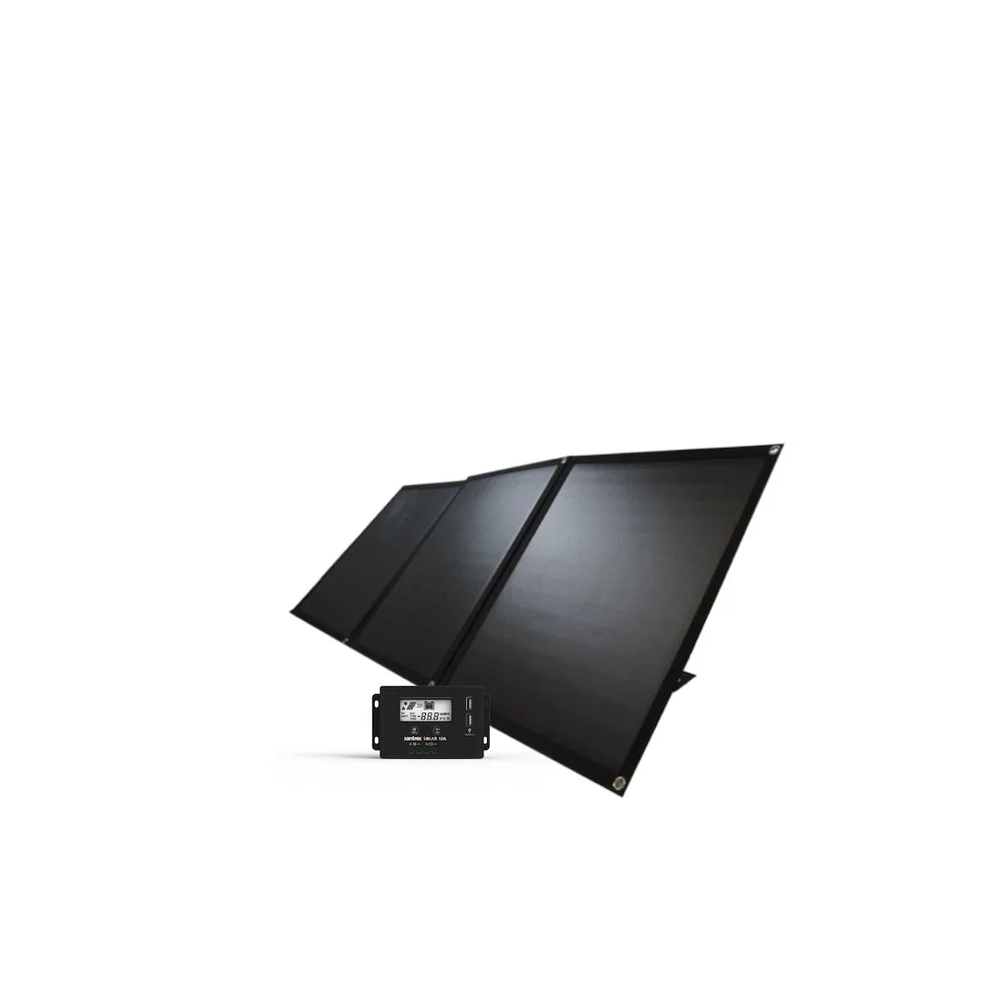 780-0100-01 – XANTREX LLC Solar Kit, Solar Charging Kit 100 Watt Rigid Solar Panel Bracket Mount 30 Amp PWM Charge Co...